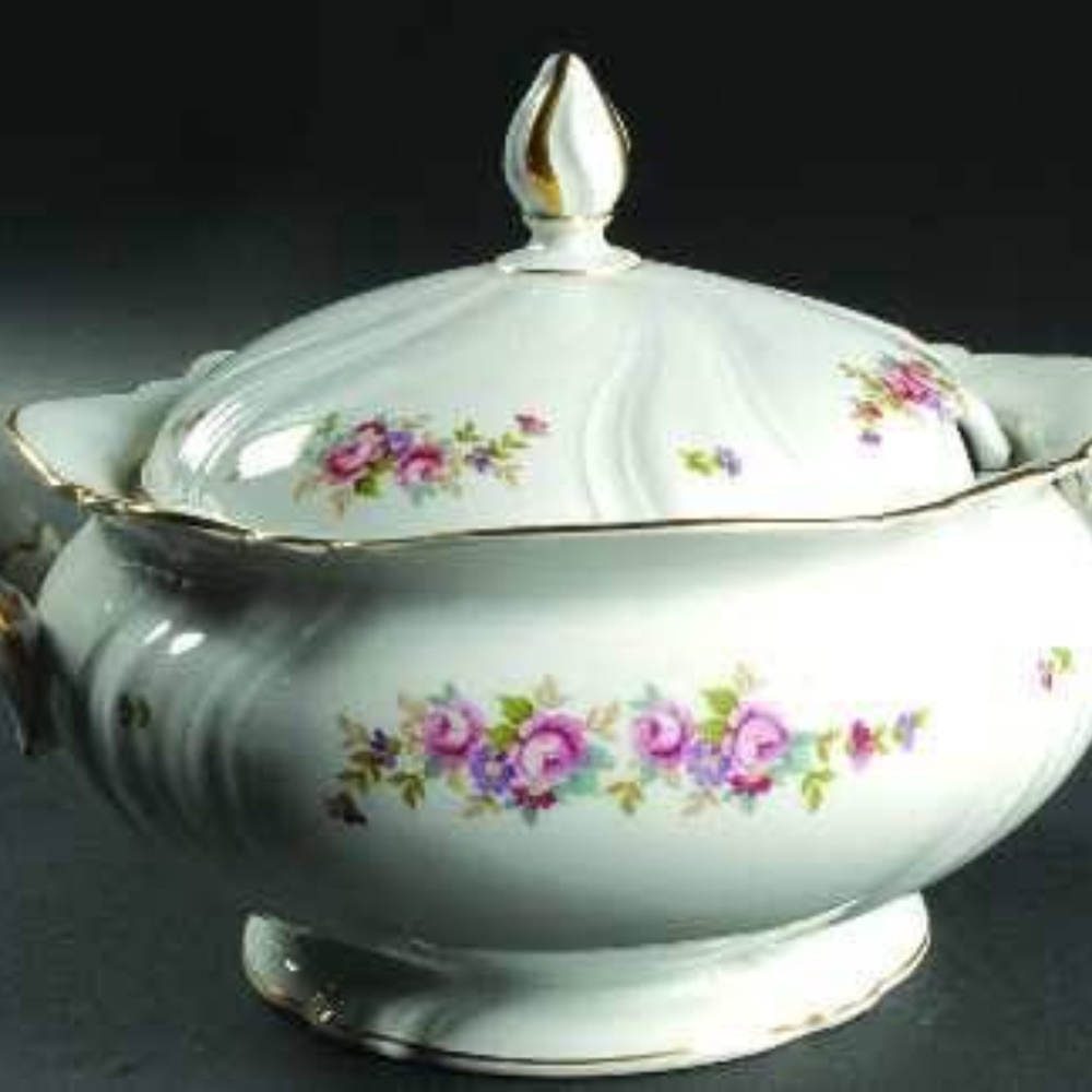 ANTIQUE ELFENBEIN ROSENTHAL VIKTORIA LOMBUL BOWl